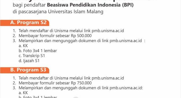 Persyaratan Mendapatkan LoA Beasiswa BPI